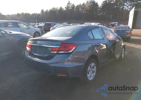 2015 Honda Civic Lx из США, поврежденный, VIN 19XFB2F57FE245221